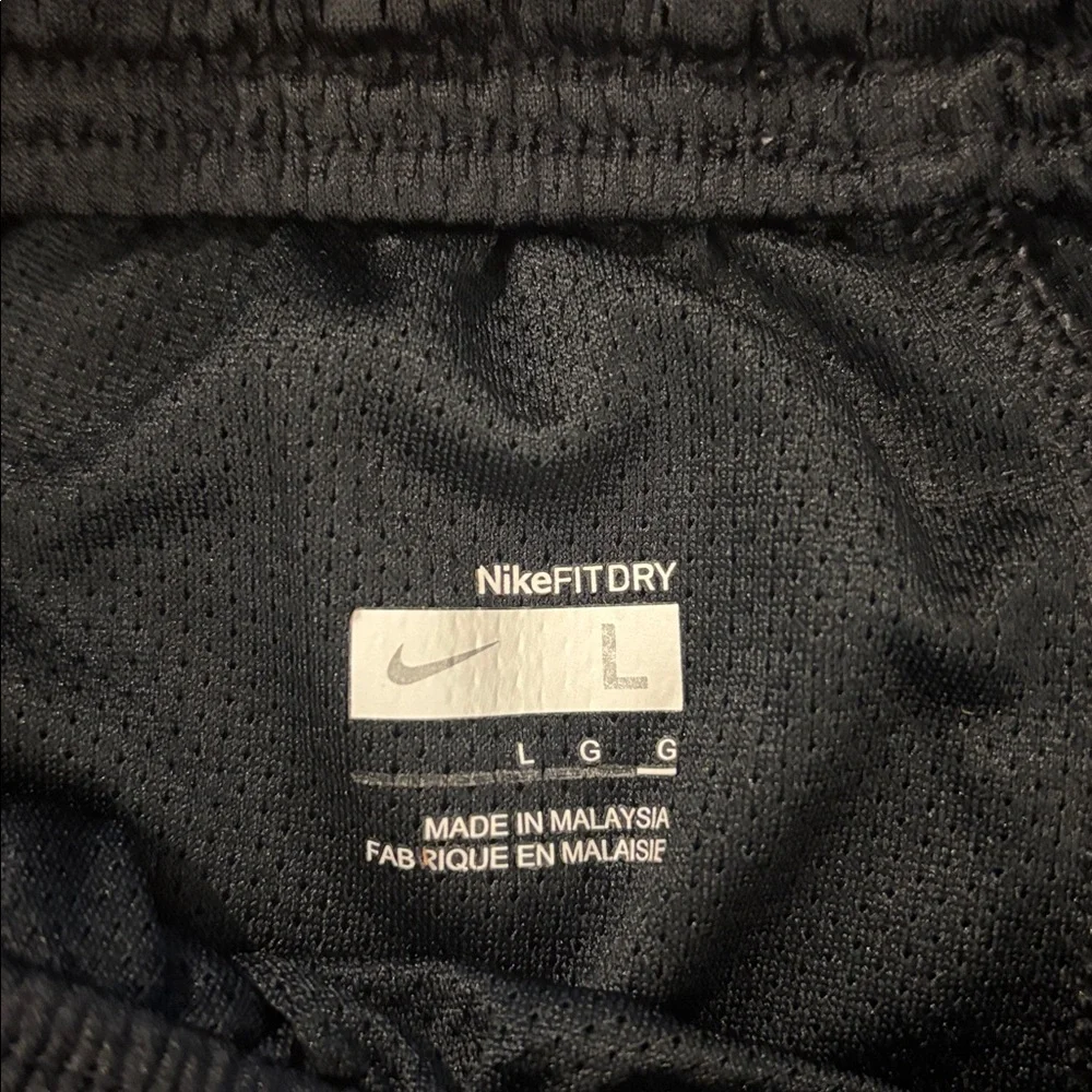 Nike Black and Gray Athletic Shorts size L